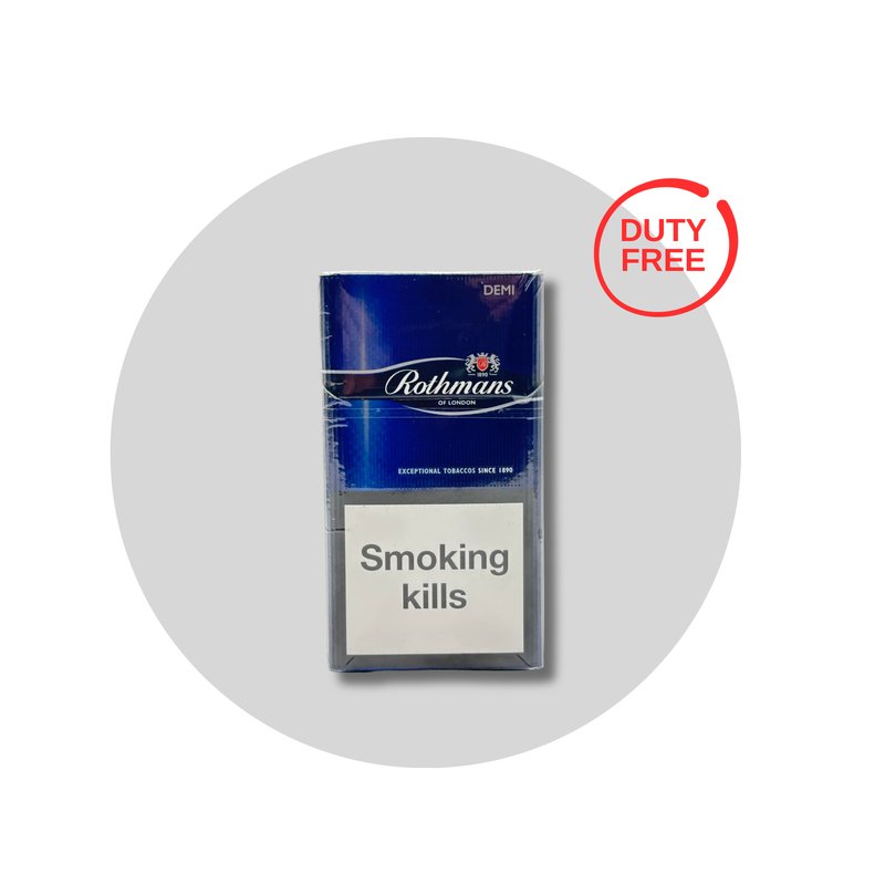 Rothmans Demi Blue Demi. Турбо фільтр. Вміст нікотину - 0,5 мг. Вміст смоли - 6 мг.